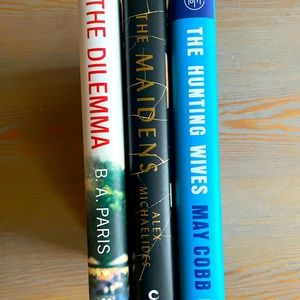 Three fantastic thrillers! If you’d like only one, comment on the post.